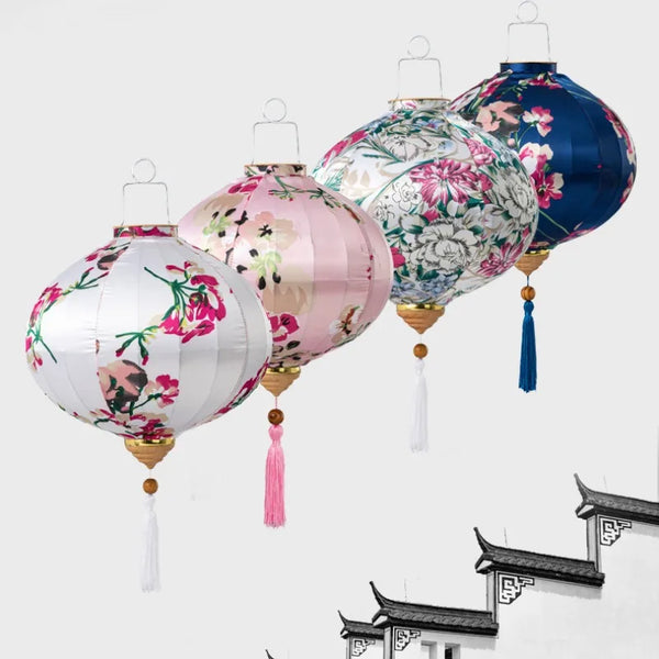 Flower Printed Lantern-ToShay.org