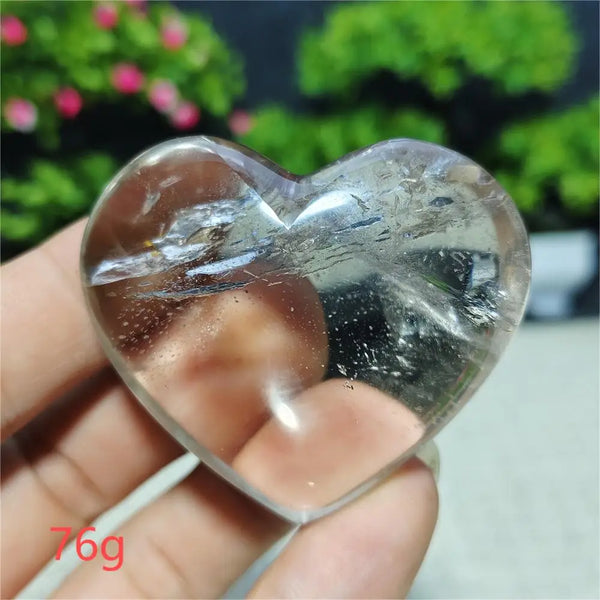 Clear Crystal Heart-ToShay.org