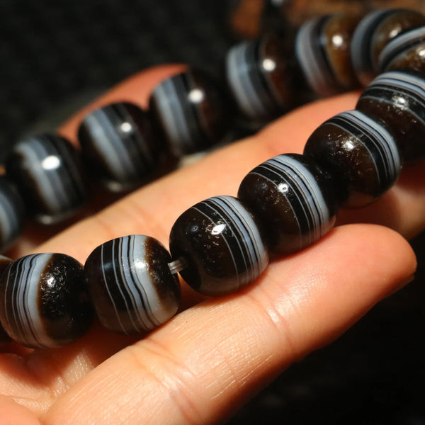 Tibetan Agate Dzi Bracelet-ToShay.org
