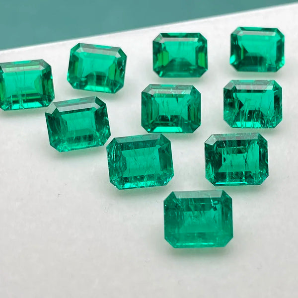 Green Crystal Cut Emerald-ToShay.org