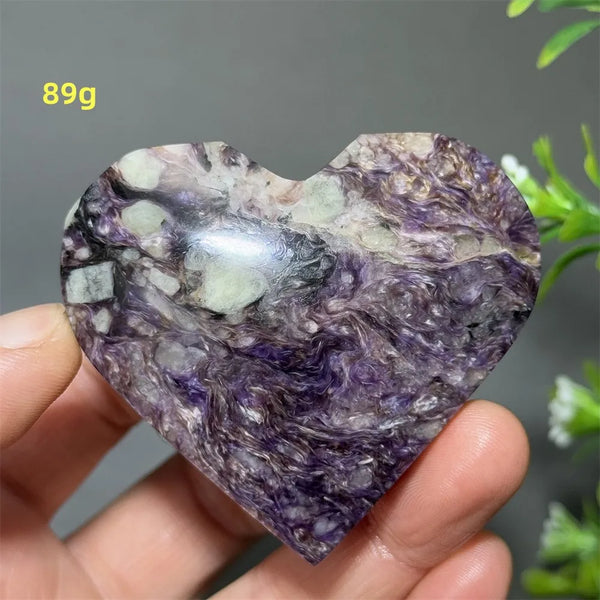 Purple Noble Crystal Heart-ToShay.org