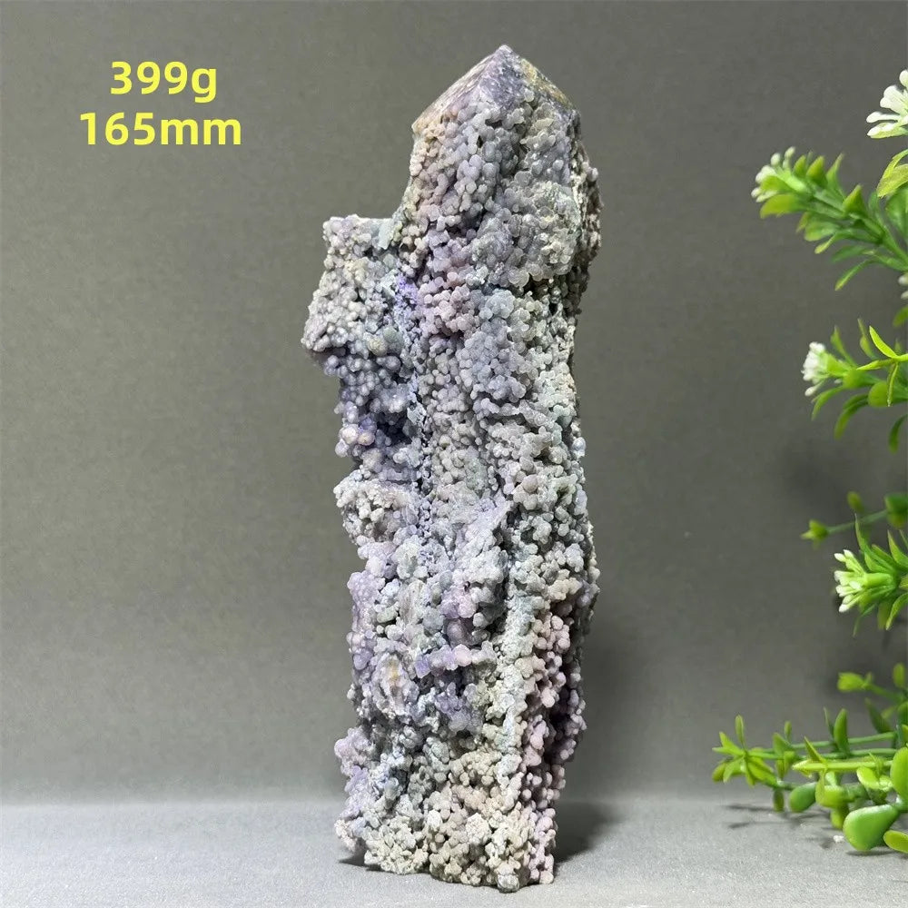 Purple Grape Agate Tower-ToShay.org