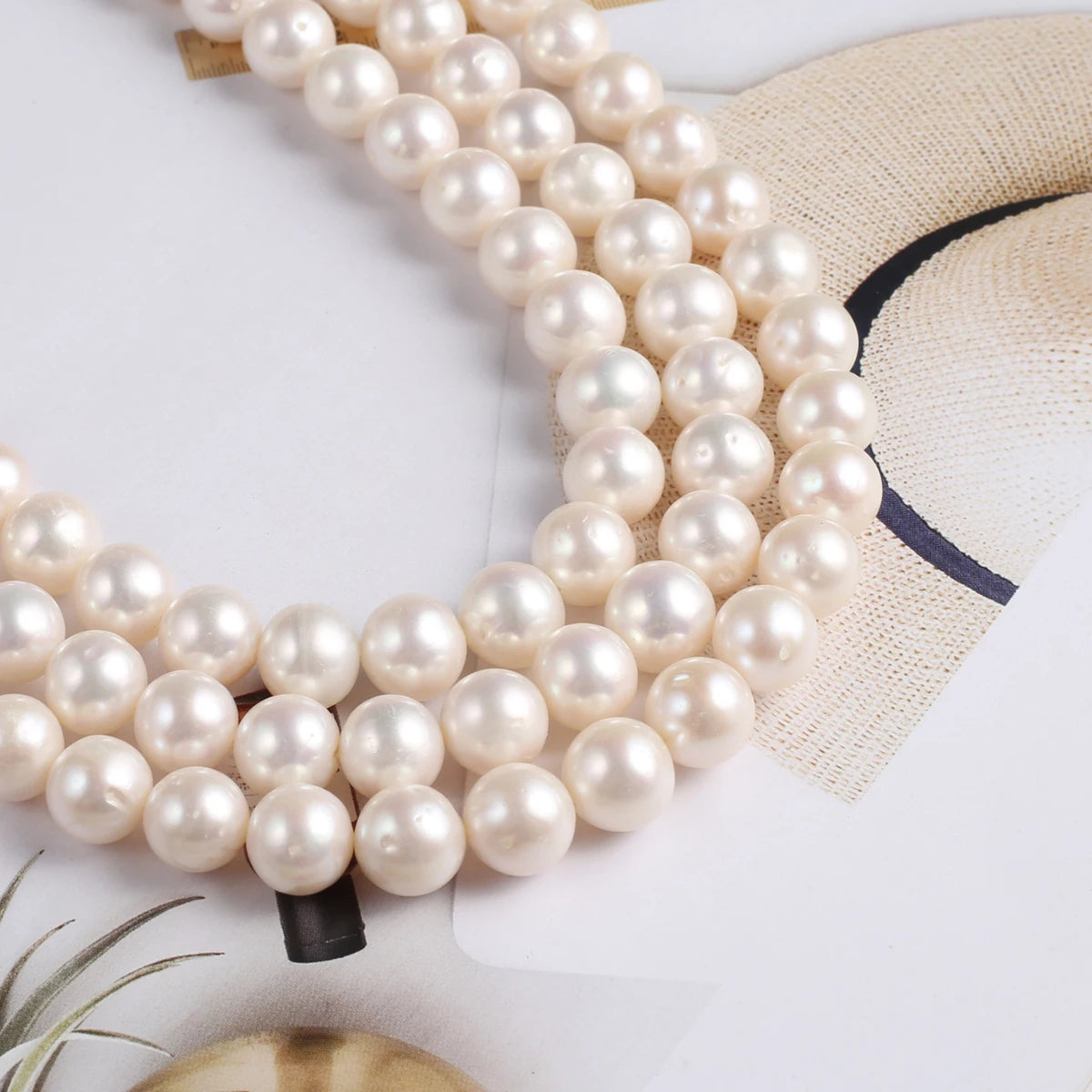 White Freshwater Pearl Beads-ToShay.org