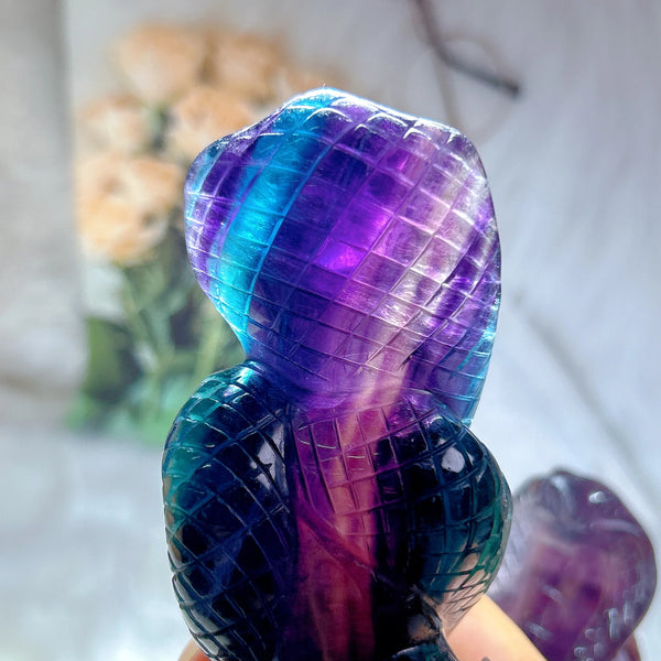 Rainbow Fluorite Snake-ToShay.org
