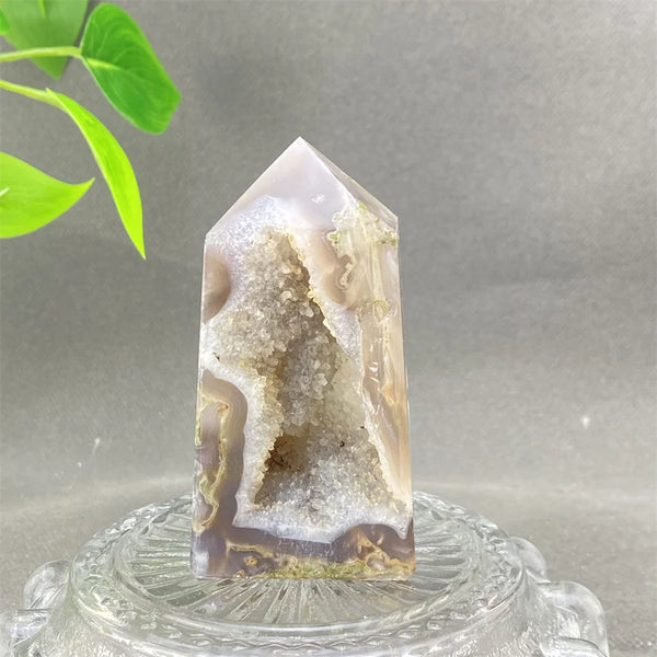 Green Aquatic Agate Point-ToShay.org