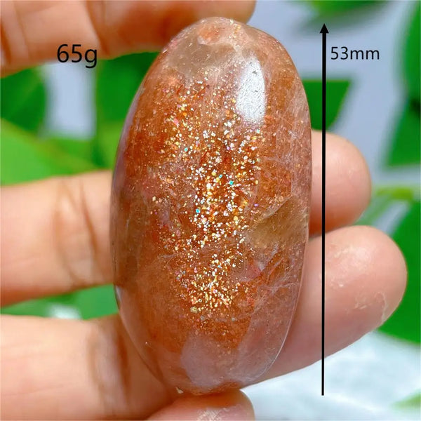 Gold Sunstone Palm Stone-ToShay.org