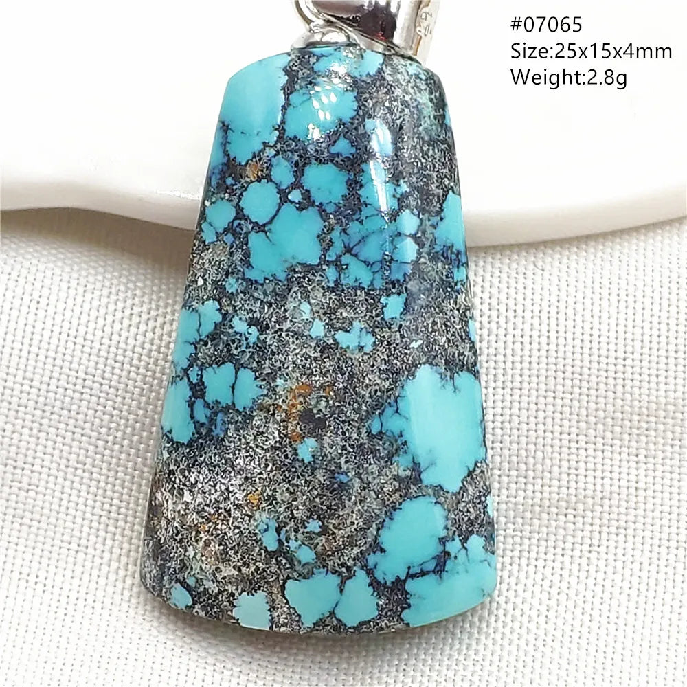 Blue Turquoise Pendant-ToShay.org