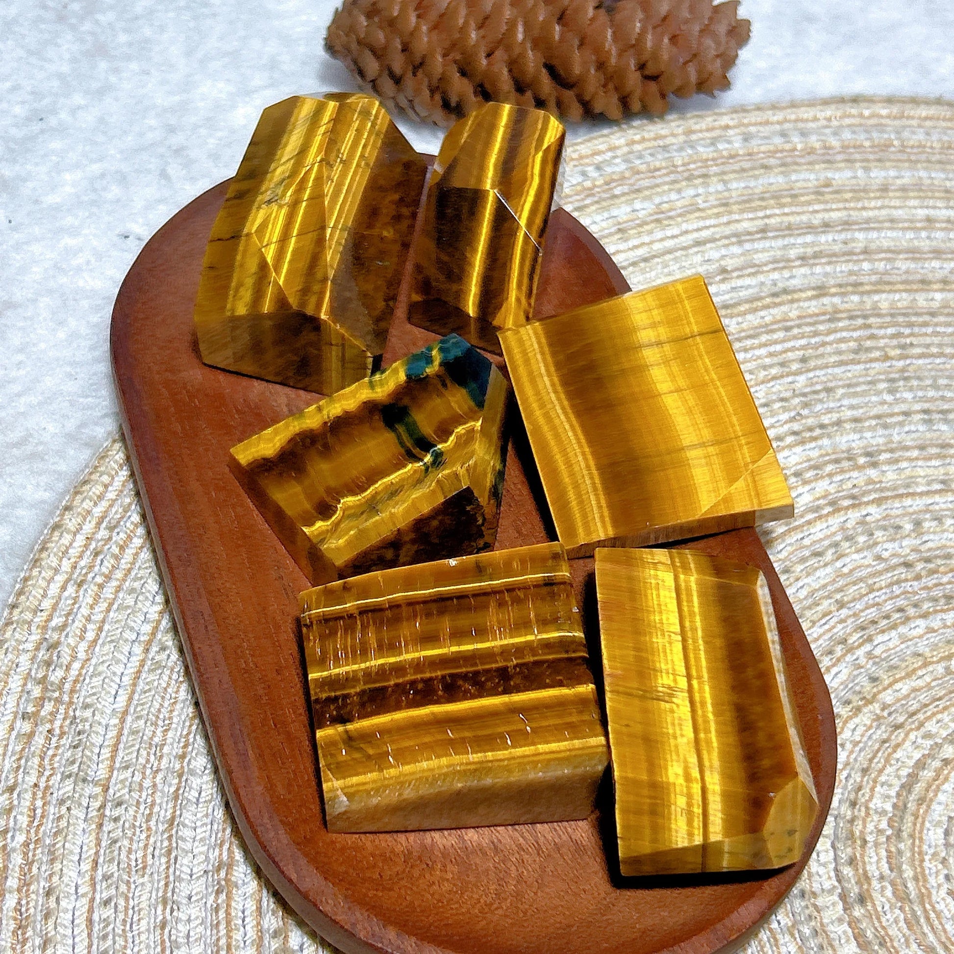 Yellow Blue Flash Tiger Eye-ToShay.org