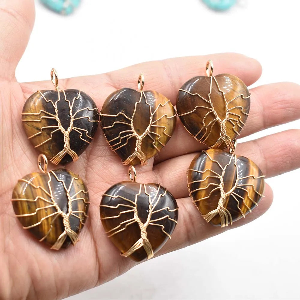 Mixed Crystal Tree Heart-ToShay.org