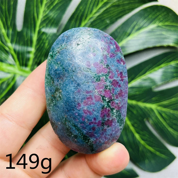 Ruby Sapphire Palm Stone-ToShay.org