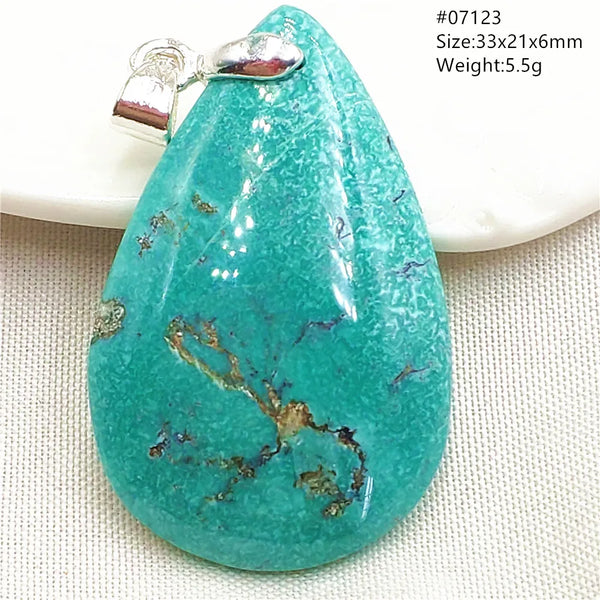 Green Turquoise Pendant-ToShay.org
