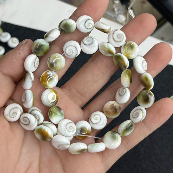 White Conch Shell Beads-ToShay.org