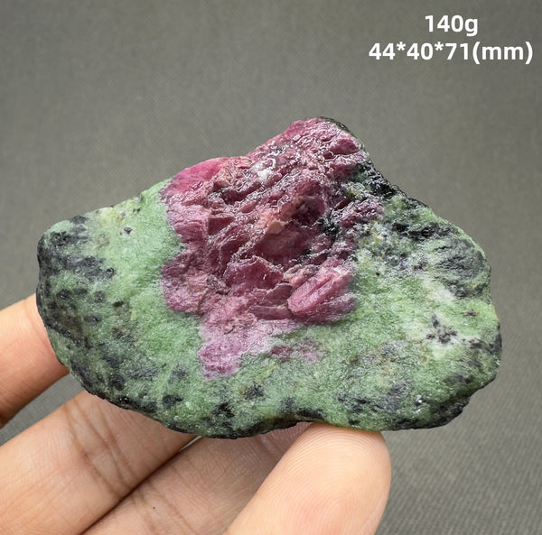 Red Green Ruby Epidote-ToShay.org
