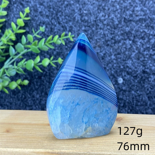 Blue Lace Agate Torch-ToShay.org
