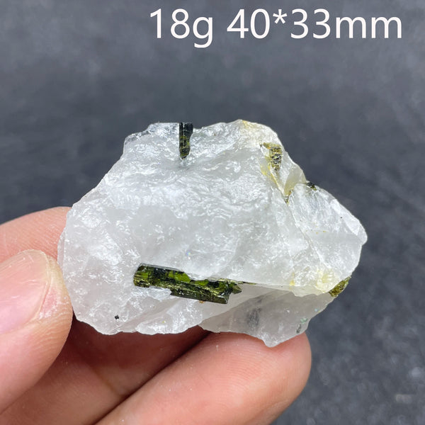 Green Tourmaline Crystal-ToShay.org