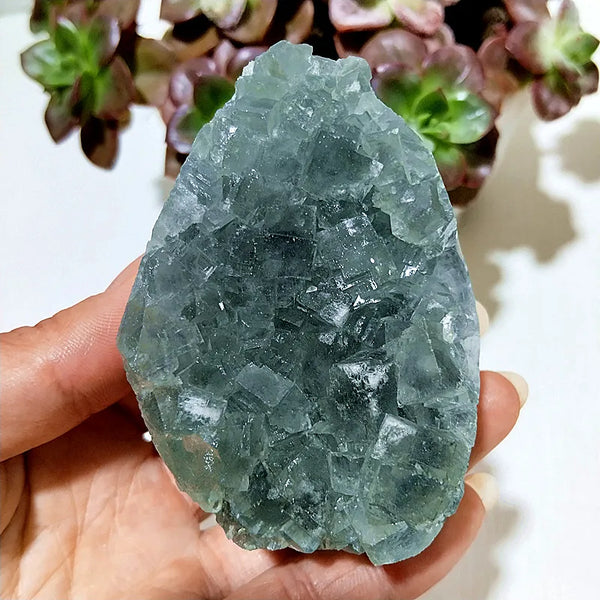 Blue Fluorite Crystal-ToShay.org