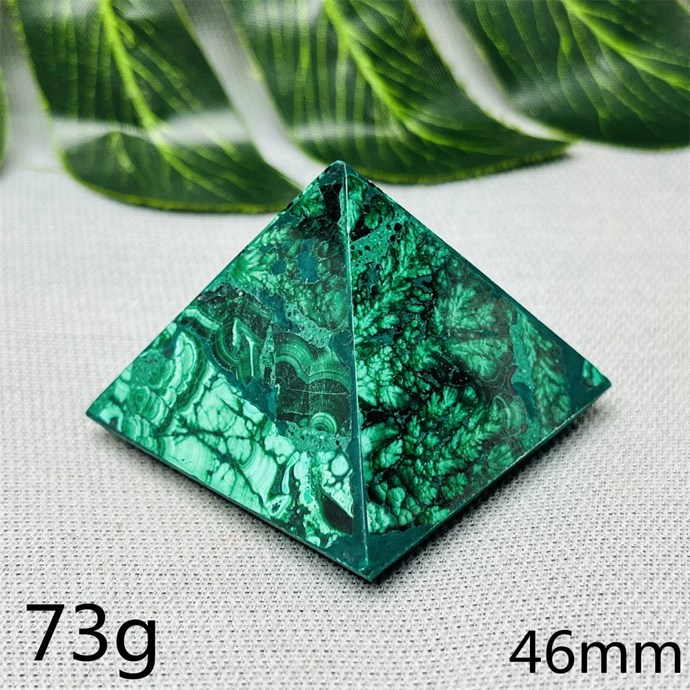 Green Malachite Pyramid-ToShay.org