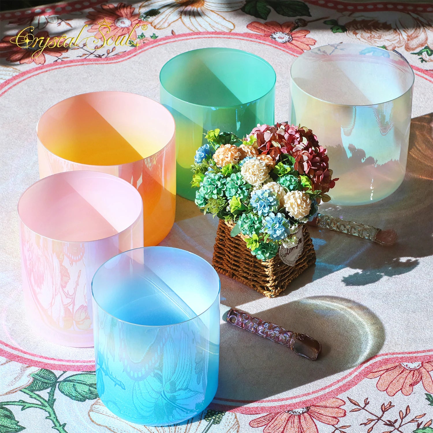 Mixed Crystal Singing Bowls-ToShay.org