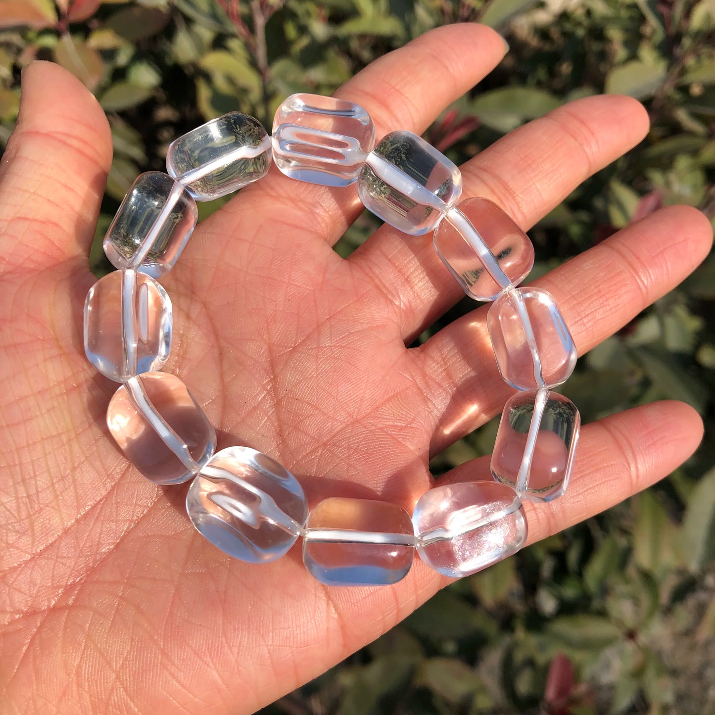 Clear Rock Quartz Bracelet-ToShay.org
