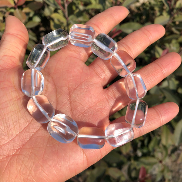 Clear Rock Quartz Bracelet-ToShay.org