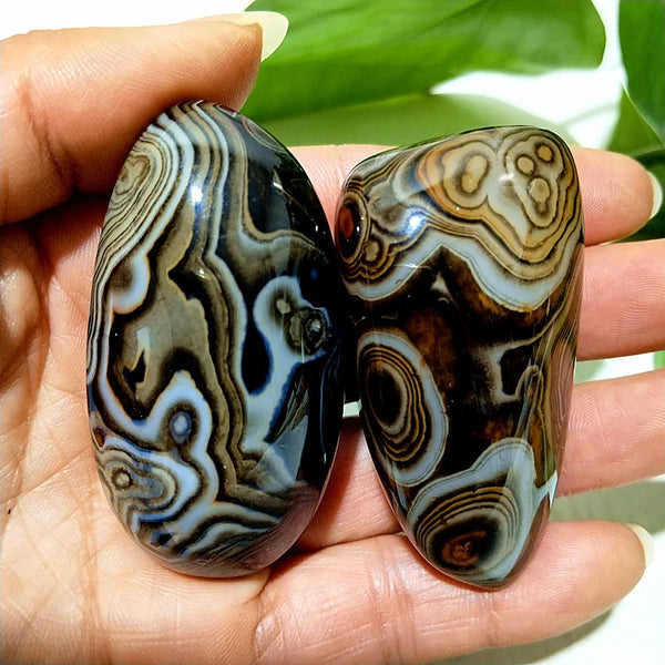Red Lace Sardonyx Palm Stones-ToShay.org