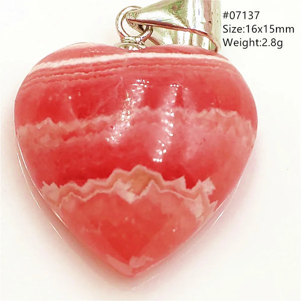 Red Rhodochrosite Pendant-ToShay.org