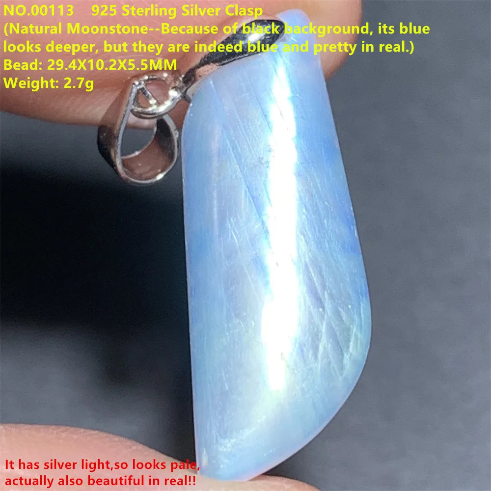 Blue Light Moonstone Pendants-ToShay.org