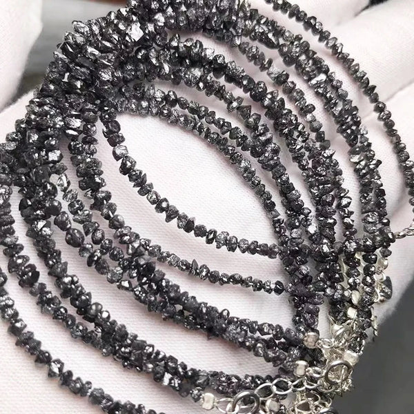 Black Diamond Bead Bracelet-ToShay.org