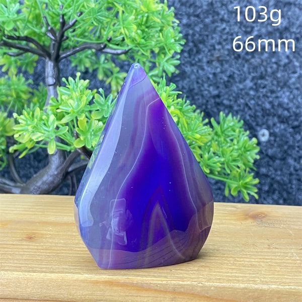 Purple Agate Torch-ToShay.org