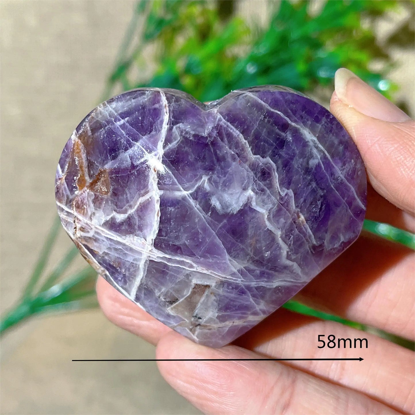 Purple Dream Amethyst Heart-ToShay.org