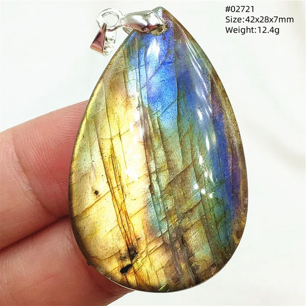 Blue Light Labradorite Pendant-ToShay.org
