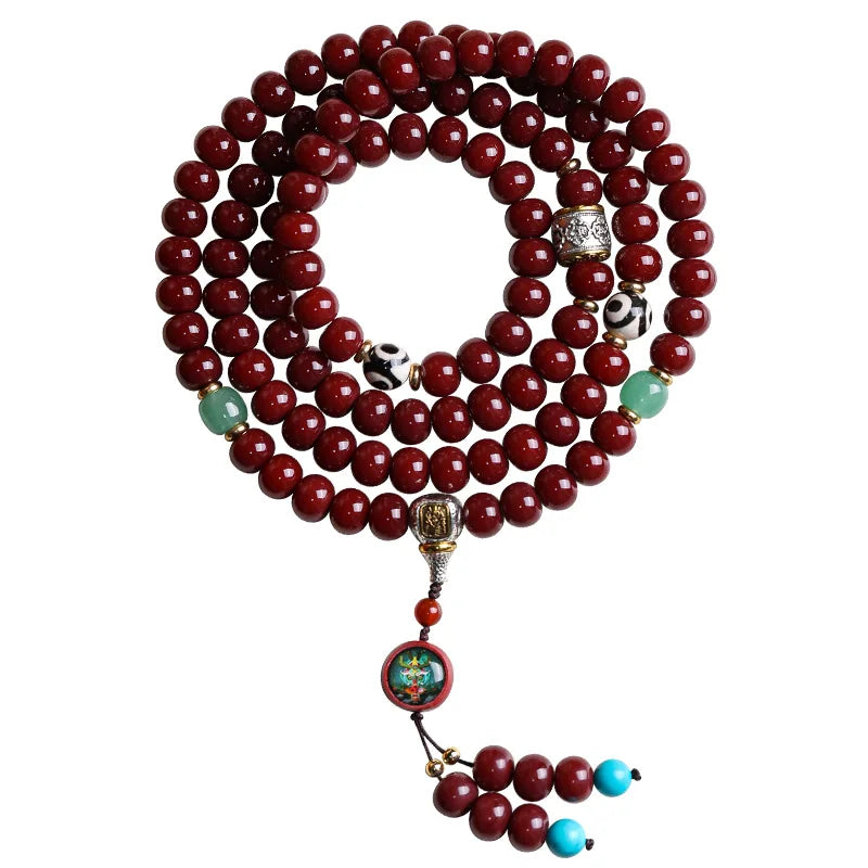 Red Bodhi Mala Beads-ToShay.org