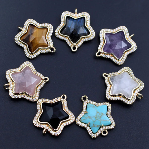 Mixed Crystal Star Charms-ToShay.org