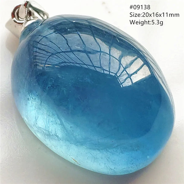 Blue Aquamarine Quartz Pendant-ToShay.org