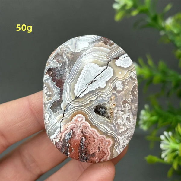 Red Agate Palm Stone-ToShay.org