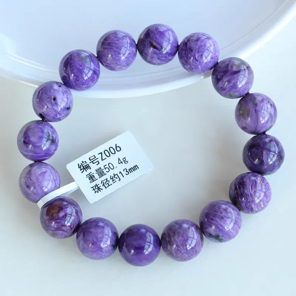 Purple Charoite Bracelet-ToShay.org