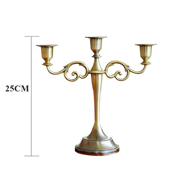 Bronze Embossed Candelabras-ToShay.org