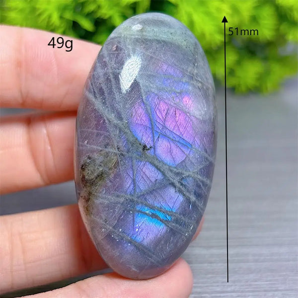 Purple Labradorite Palm Stone-ToShay.org
