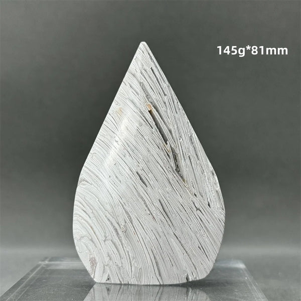 White Lace Agate Torch-ToShay.org