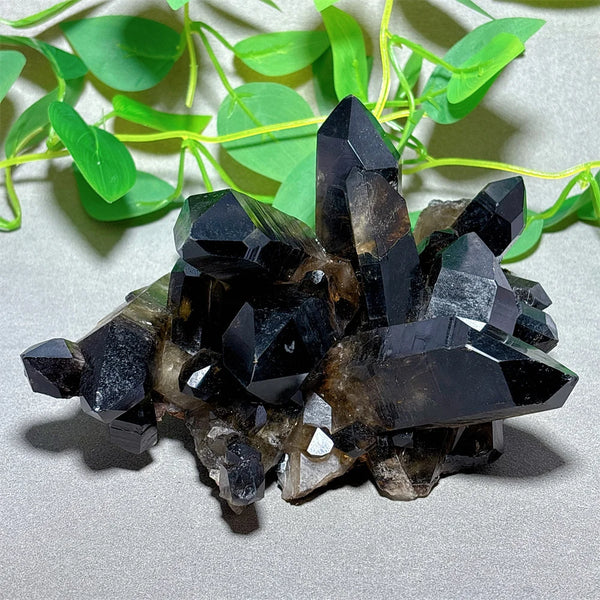 Black Quartz Cluster-ToShay.org