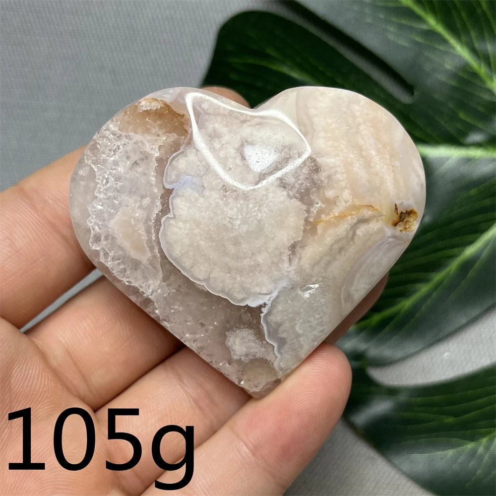 Pink Amethyst Agate Heart-ToShay.org
