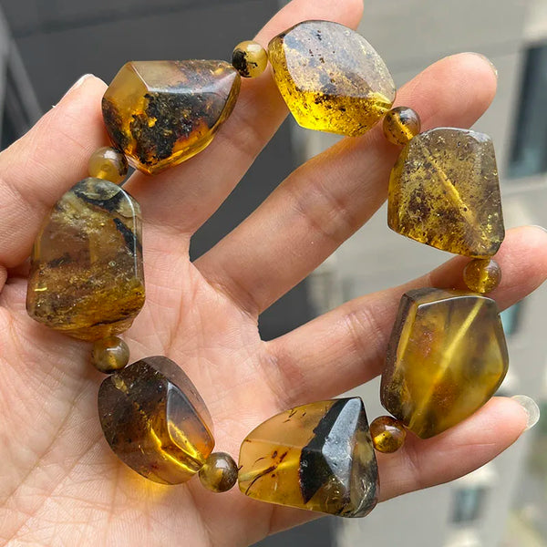 Yellow Amber Bracelet-ToShay.org
