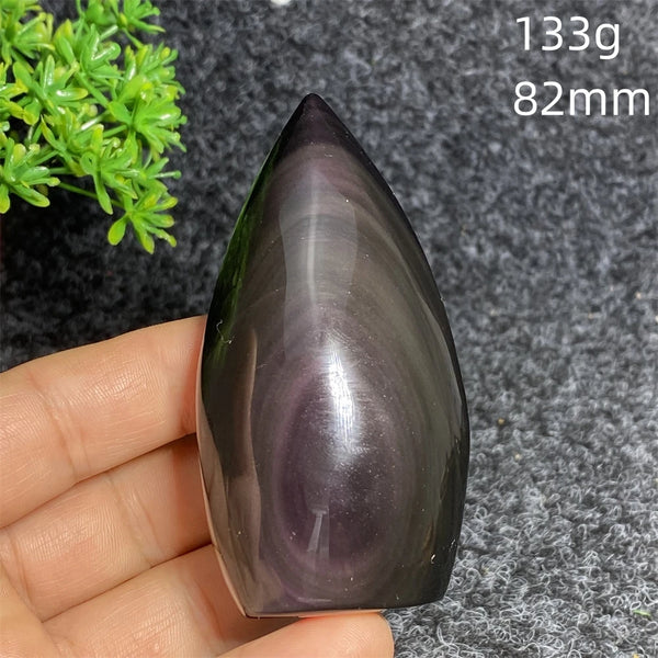 Rainbow Obsidian Torch-ToShay.org