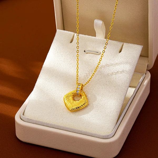 Gold Brushed Pendant-ToShay.org