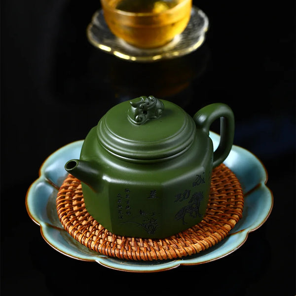 Green Clay Teapots-ToShay.org