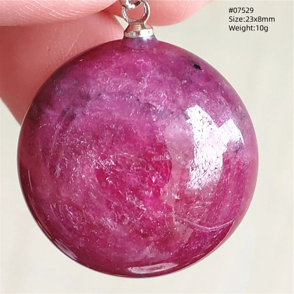 Red Ruby Zoisite Pendant-ToShay.org
