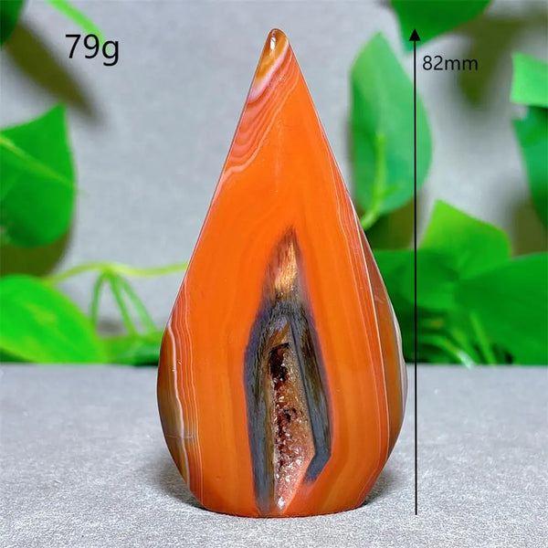 Orange Carnelian Crystal Torch-ToShay.org