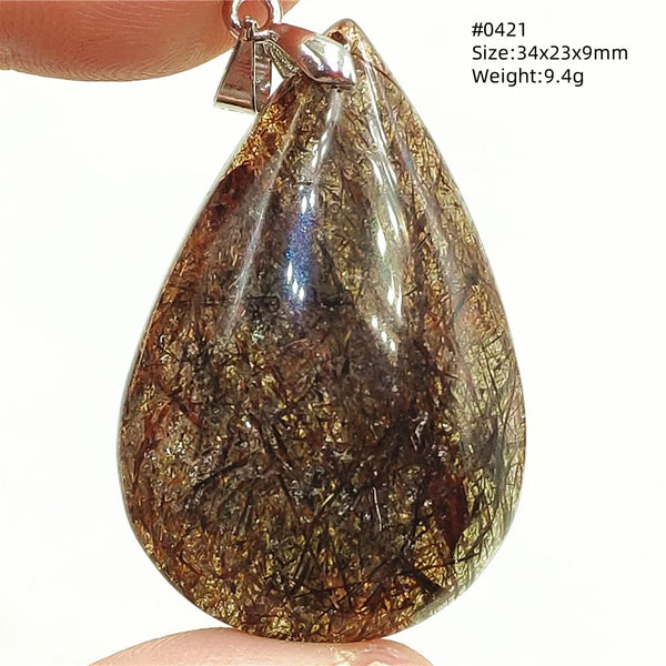 Black Rutilated Copper Quartz-ToShay.org