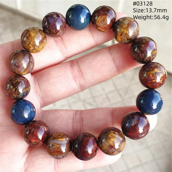 Blue Red Pietersite Bracelet-ToShay.org