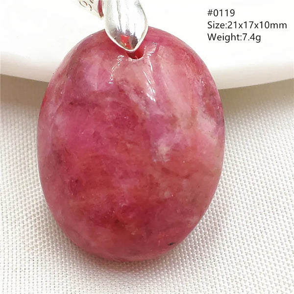 Red Rhodonite Pendant-ToShay.org